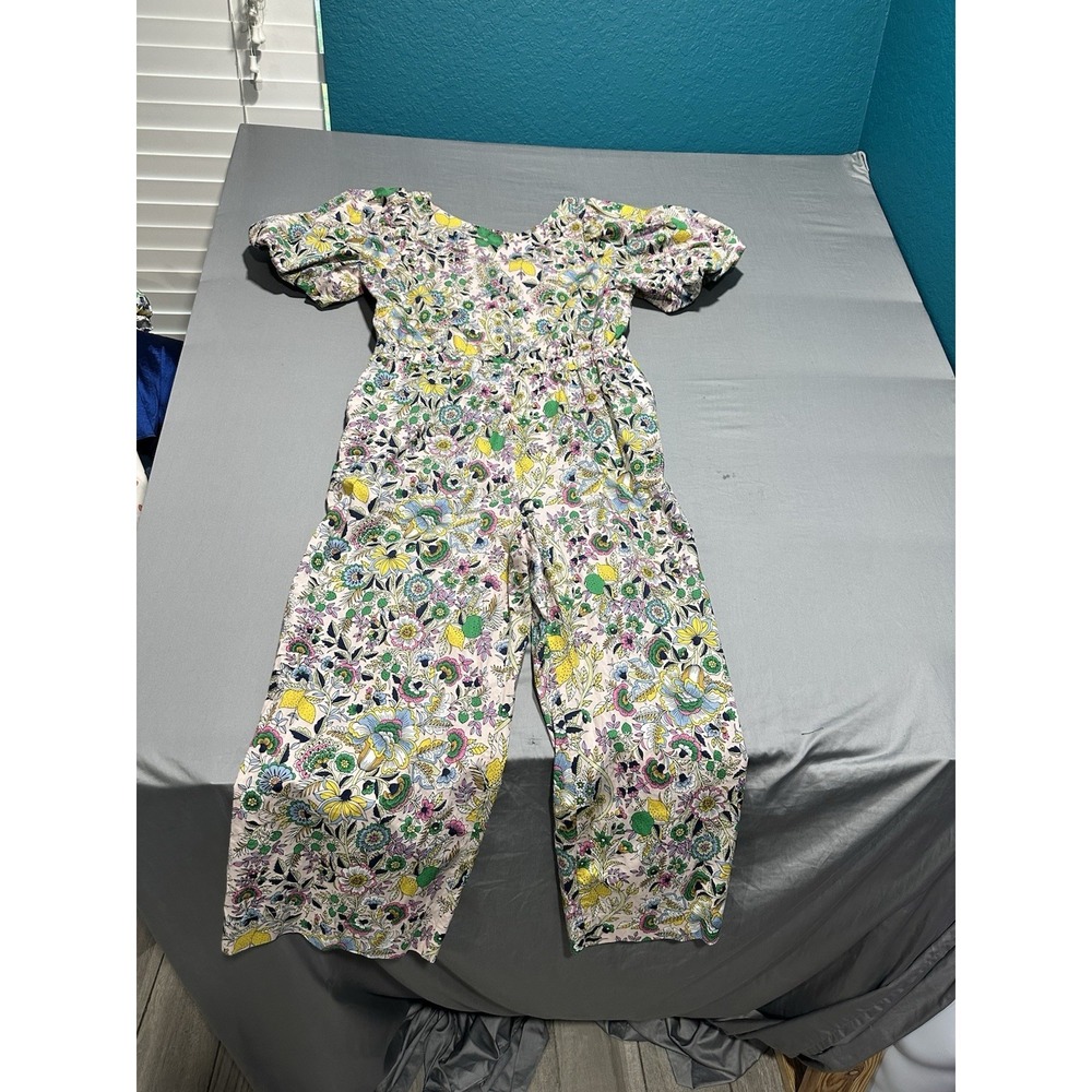 Boden Colorful Floral Open Back Jumpsuit 12P